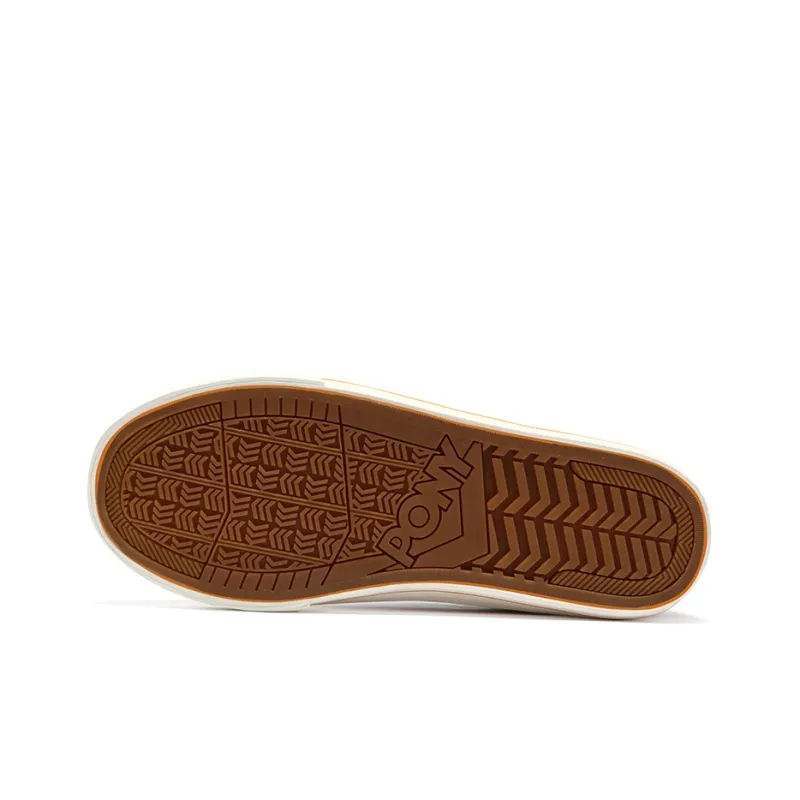 PONY Winner Low Top Skateboard Shoes Unisex Black White-4