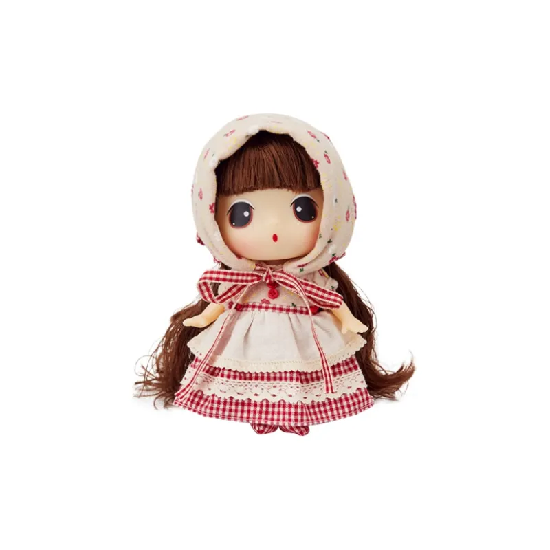 Ddung Winter Camellia Floral Dress In Pastoral Style Doll 18cm Ball Jointed Dolls-0