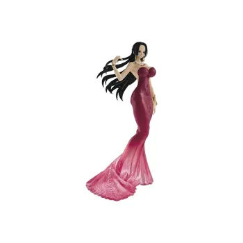 BANPRESTO Boa Hancock Glass Factory One Piece Wedding Dress Empress Scale Figures 25cm