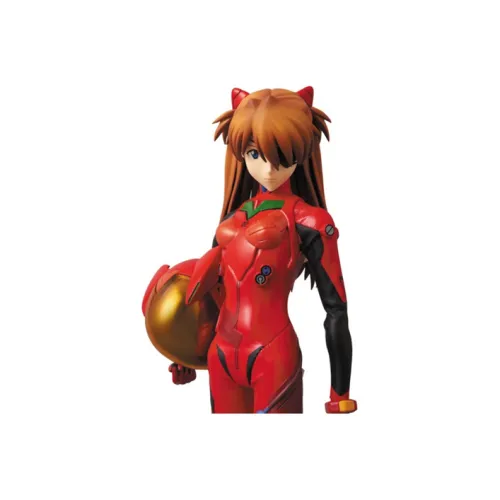 Medicom Toy Asuka Langley Soryu Neon Genesis Evangelion Rah Helmet Limited Edition Scale Figures