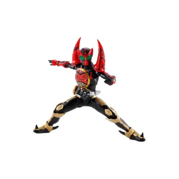 BANDAI Kamen Rider OOO Ozu Bandai SHF True Sculpture Kamen Rider OOO Three Egg Soul Union Set Scale Figures 15cm