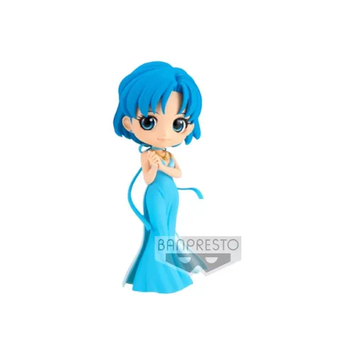 BANPRESTO Eyeglass Factory Q Posket Movie Sailor Moon Eternal Mercury Princess Style A Chibi Figures