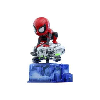 Hot Toys Electric Rocking Car Collection Spider Man CSRD027 Hero Expedition With Mask Chibi Figures 13.5cm