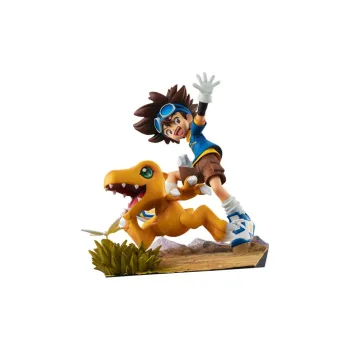 MegaHouse Agumon Gem Digimon Taichi Yagami Scale Figures