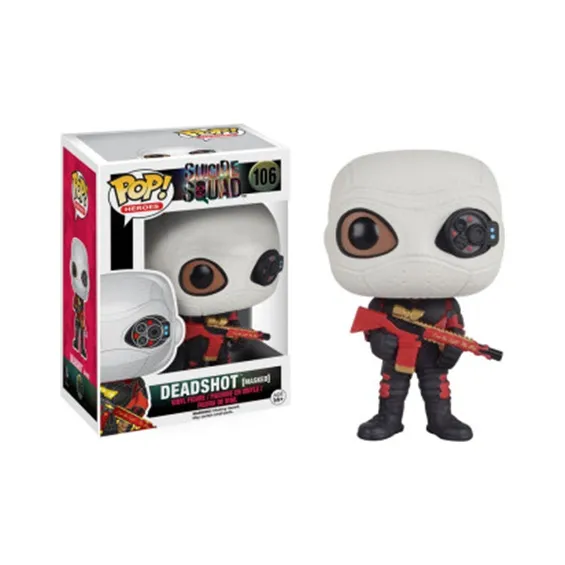 Funko Pop X Task Force X Death Shooter Mask Edition Deadshot Masked Chibi Figures-1