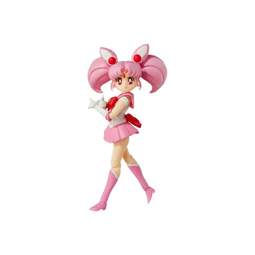 BANDAI Japan Sailor Moon S.H. Figuarts Sailor Chibi Moon Animation Color Edition Action Figure