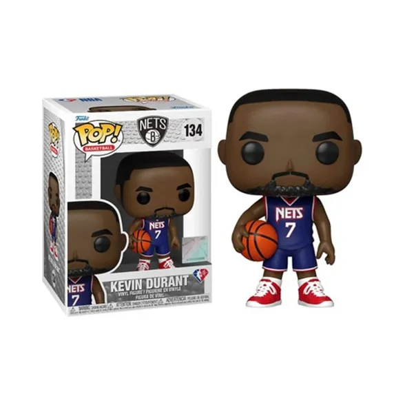 Funko Pop! Basketball Nba Brooklyn Nets Kevin Durant City Edition Jersey Figure #134-1