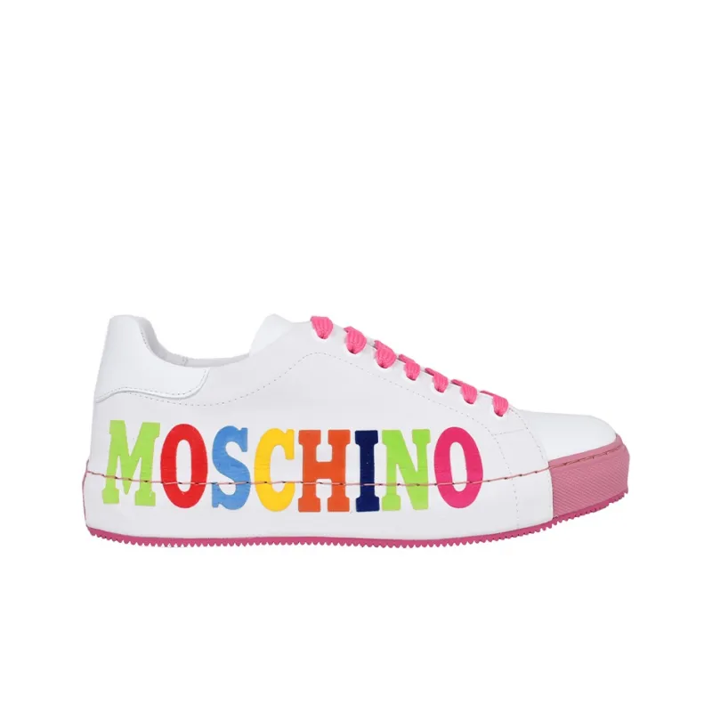 MOSCHINO Logo Low-Top Multicolor Women's-1