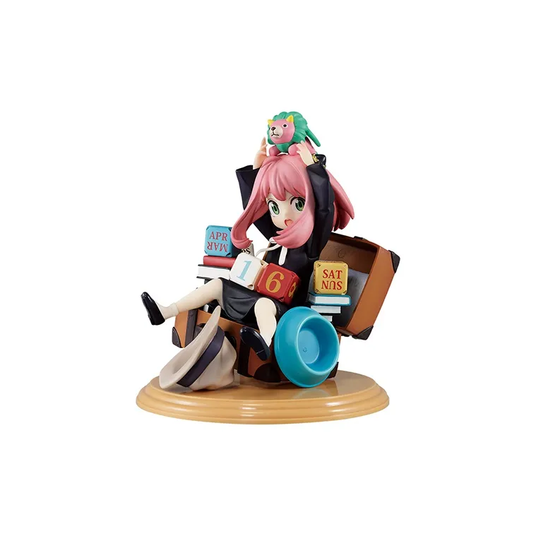 BANPRESTO Anya Forger Glass Factory Ichiban Kuji SPY X FAMILY Character Award Anya Scale Figures 15cm-0