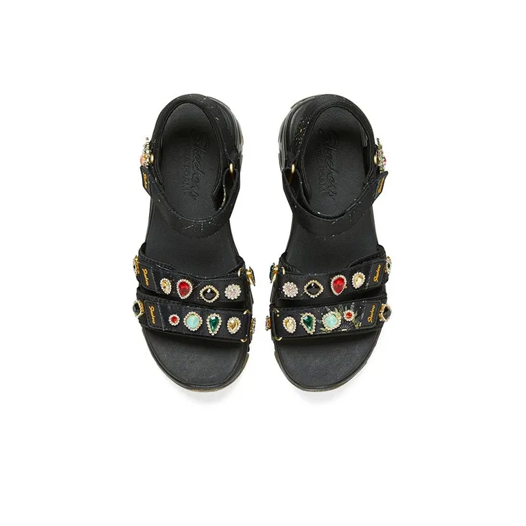 Skechers Premium Heritage D'Lites Gemtastic 'Black Gold' Women's-3