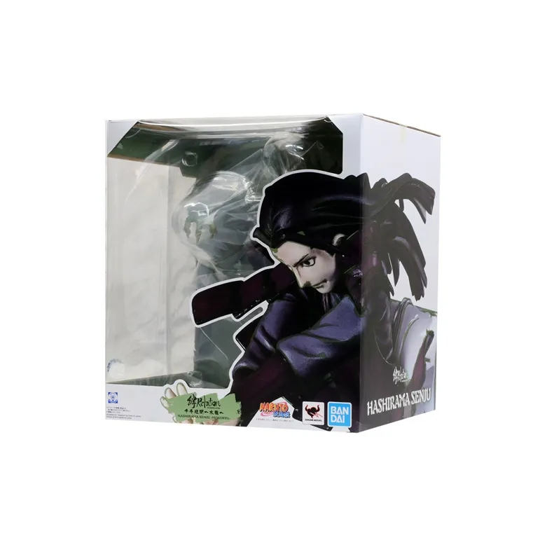 BANDAI Naruto Shippuden Kizuna Relation Senjyu Hashirama Mokuryu Figuarts Zero Action Figure Green-1