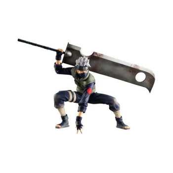 MegaHouse Kakashi Hatake Gem Naruto Tachi Sai Kakashi Great Ninja War Scale Figures