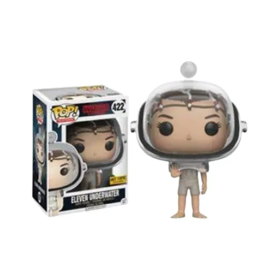 Funko Eleven POP! Collection Television Series 'Stranger Things ' Millie Helmet Special Edition Chibi Figures-1