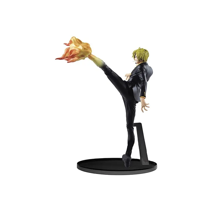 BANPRESTO Sanji Glass Factory One Piece One Piece Battle Moment Record Devil Wind Kick BRC Vinsmoke Scale Figures-1