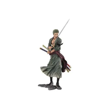 BANPRESTO Roronoa Zoro Glass Factory Sculptor × Photographer One Piece Model A Reissued Version Scale Figures 20cm