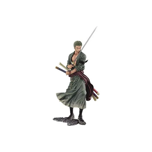 BANPRESTO Roronoa Zoro Glass Factory Sculptor × Photographer One Piece Model A Reissued Version Scale Figures 20cm-0