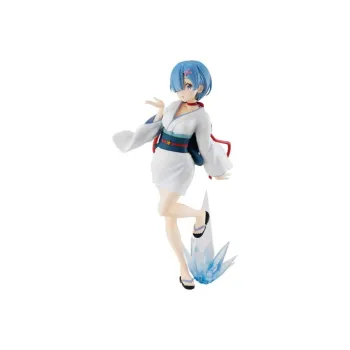 FURYU Rem Zero Starting Life In Another World Rem Snow Maiden 21cm Bonus Gifts