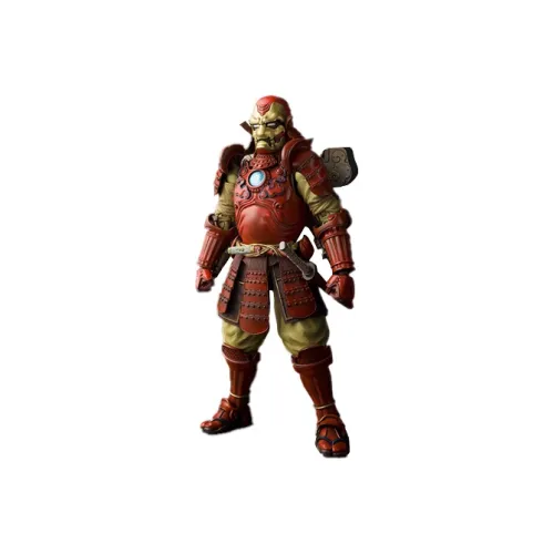BANDAI Iron Man Bandai Famous Tatsuya Takeuchi Samurai Scale Figures 18cm
