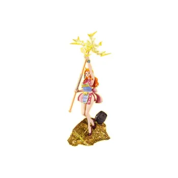 BANDAI Figuarts Zero One Piece Nami Wt100 Commemorative Eiichiro Oda Illustration Daikaizoku Hyakkei Figure Pink