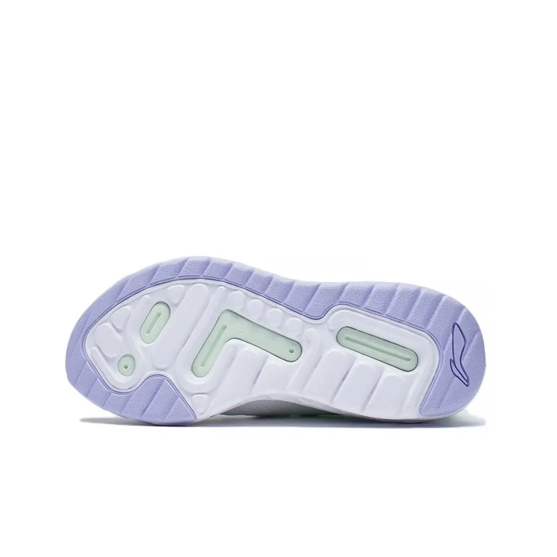 LiNing Anti Slip Wear Resistant Low Top Running Shoes Women's Light Emerald Green-3