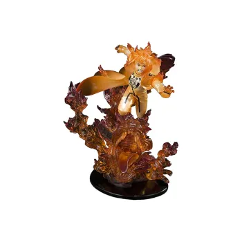 BANDAI Minato Namikaze Bandai Figurarts Zero Naruto Ninetales Fourth Generation Hokage Reissued Version Scale Figures