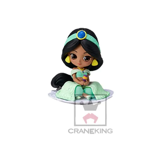 BANPRESTO Disney/Jasmine Qposket SUGIRLY Princess Chibi Figures-3