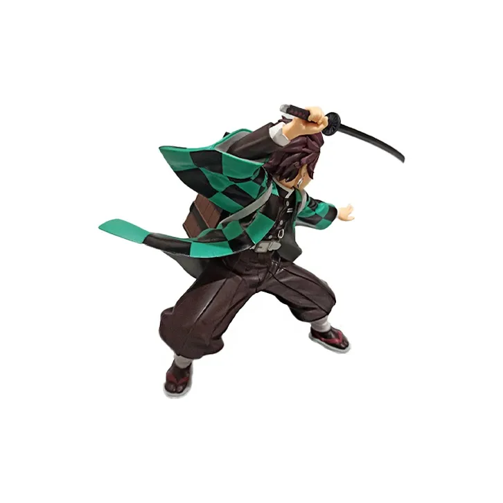 SEGA Demon Slayer Kimetsu No Yaiba Kamado Tanjiro SPM Action Figure Black & Green-2
