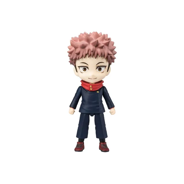 BANDAI Jujutsu Kaisen Figuarts Mini Yuji Itadori Collectible Pvc Figure-0