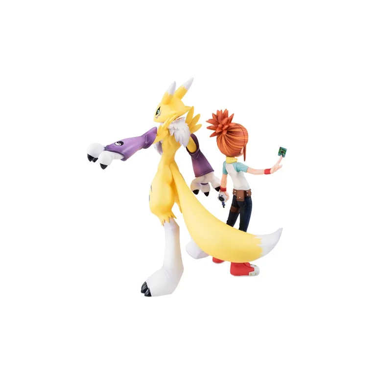 MegaHouse Digimon Anime Characters Gem Digimon 3 Yōko Beast+Muto Rui Scale Figures-2