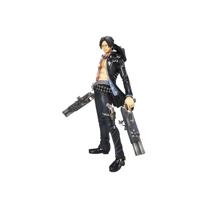 MegaHouse Portgas D. Ace One Piece Pop Strong World Theater Edition Black Eyed Ace Scale Figures-2
