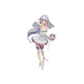 Phat！ Emilia Phat! Zero − Starting Life In Another World Emilia Wedding Dress Ver. With Base 25cm Scale Figures