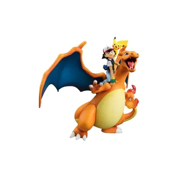 MegaHouse Pikachu G.e.m Pokémon Charizard && Ash Toy Scale Figures