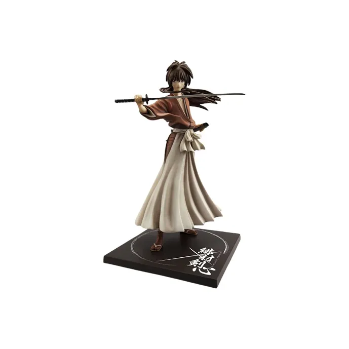 MegaHouse Kenshin Himura G.e.m Rurouni Kenshin Sepia Color 19.3cm Scale Figures-0