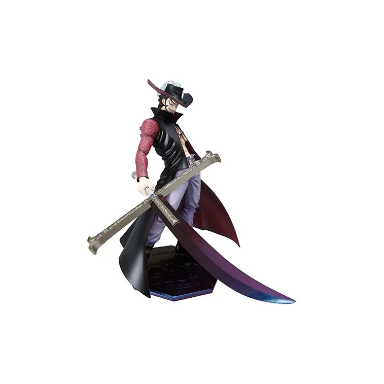 MegaHouse Jorakol Mihawk P.o.p One Piece Neo Hawkeye Mihawk Scale Figures 22cm-3