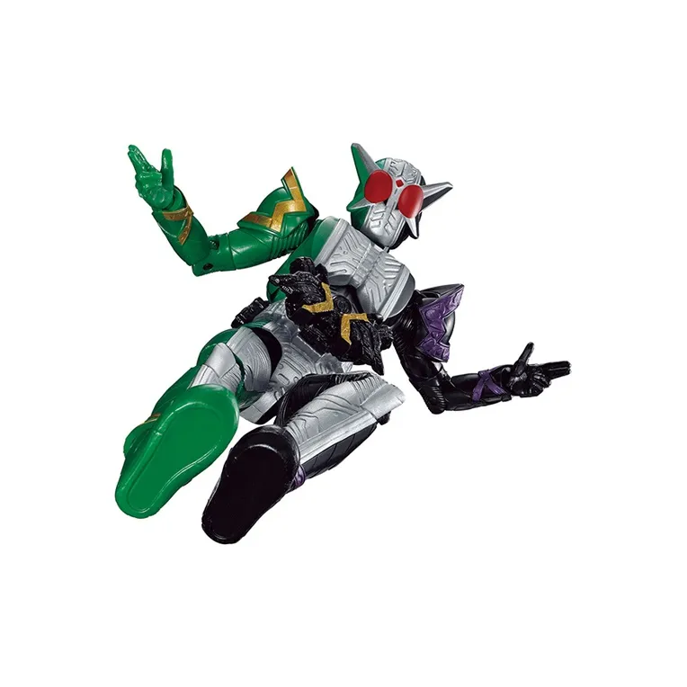 BANDAI Kamen Rider W Bandai RKF Super Henshin Figure, Kamen Rider W, Dual Bike, Ultimate Gale Ace Scale Figures-2