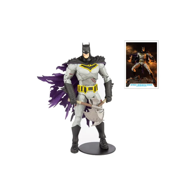 McFARLANE Batman DC Comics Gothic Night Metal Action Figure 17cm Bonus Gifts-2