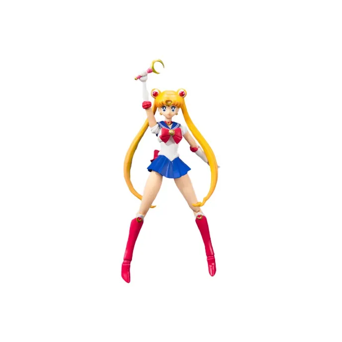 BANDAI Usagi Tsukino Bandai SHF Sailor Moon Usagi Anime Version Action Figure 18cm Scale Figures-1