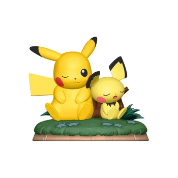 BANPRESTO Pikachu Glass Factory Pokémon Relaxation Time Pichu Bonus Gift Scale Figures