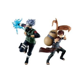 BANPRESTO Kakashi Hatake Glasses Factory Naruto Shippuden  Vibration Stars Gaara Bonus Gift Scale Figures