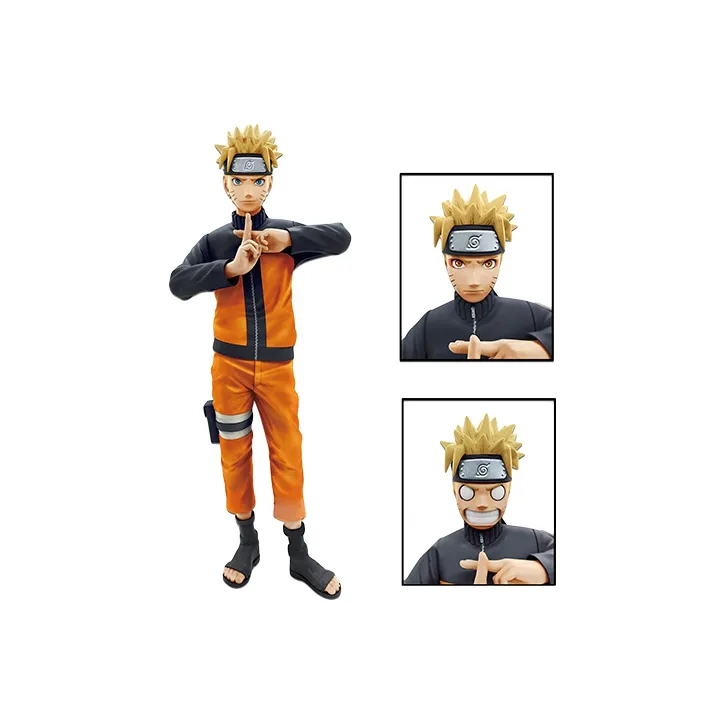 BANPRESTO Naruto Uzumaki Glasses Factory Naruto Shippuden Grandista Nero Bonus Gift Scale Figures-0