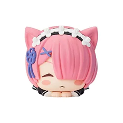 SEGA Rem Sega Re Zero Starting Life In Another World Rem Ram Echidna Cat Ear Pappa 5cm Bonus Gifts-5
