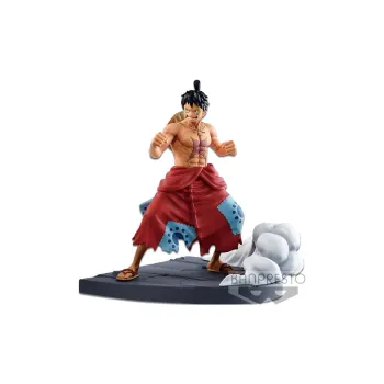 BANPRESTO The Voyager King Monkey D. Luffy One Piece Nautical Logbook Land Of Wano Luffy Bonus Gifts