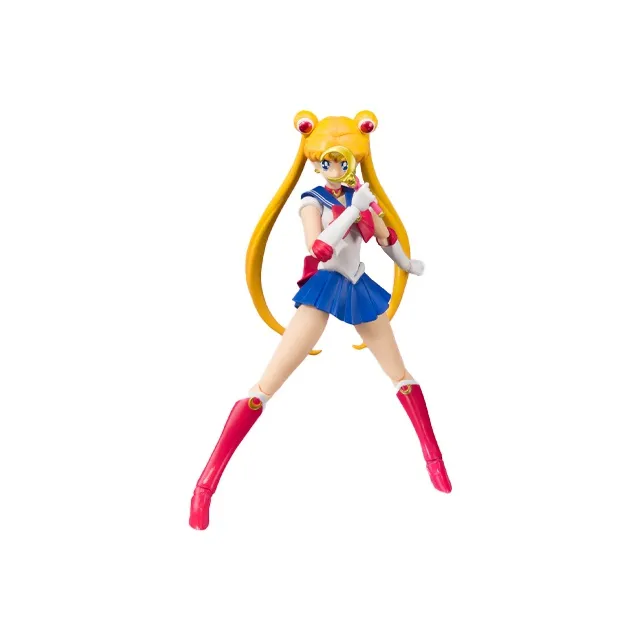 BANDAI Usagi Tsukino Bandai SHF Sailor Moon Usagi Anime Version Action Figure 18cm Scale Figures-2