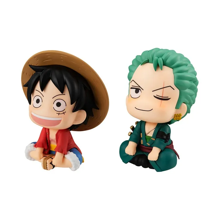 MegaHouse Monkey D. Luffy One Piece Look Up Luffy Zoro 11cm Scale Figures-1
