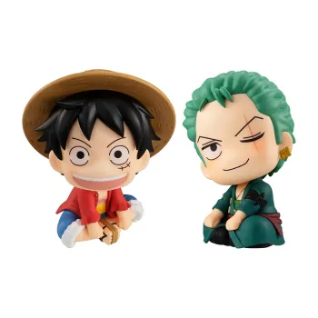 MegaHouse Monkey D. Luffy One Piece Look Up Luffy Zoro 11cm Scale Figures