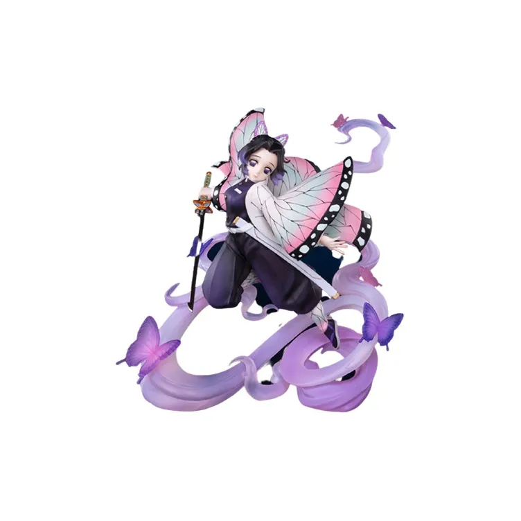 BANDAI Shinobu Kocho Bandai Figurarts Zero Demon Slayer  Kimetsu No Yaiba Insect Breathing Scale Figures 17cm-0