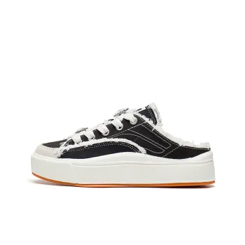 LiNing COMFY Mule Mule Anti Slip And Wear Resistant Breathable Low Top Casual Shoes Women's Black