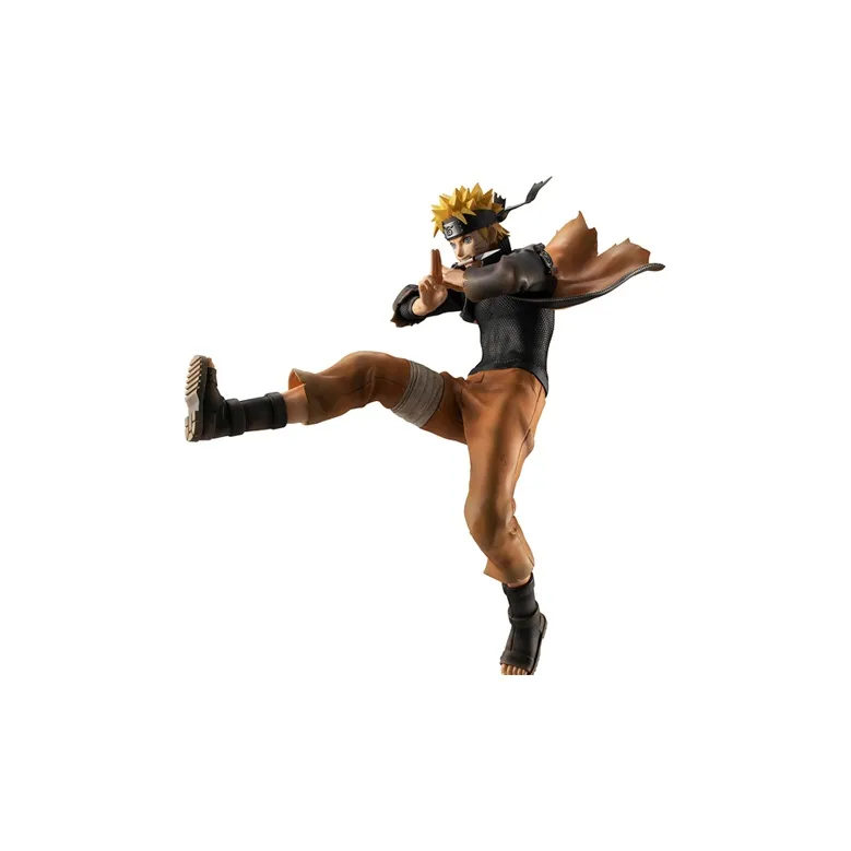 MegaHouse Naruto G.E.M. Series Naruto Uzumaki Shinobi World War Version Action Figure Orange-1