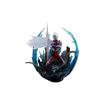 BANDAI ZERO Ultraman Tiga Figuarts Ultra Battle Composite Form Scale Figures 20cm
