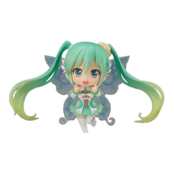 GSC Hatsune Miku No.777 Racing Hatsune Miku 2017ver Nendoroid Chibi Figures 10cm